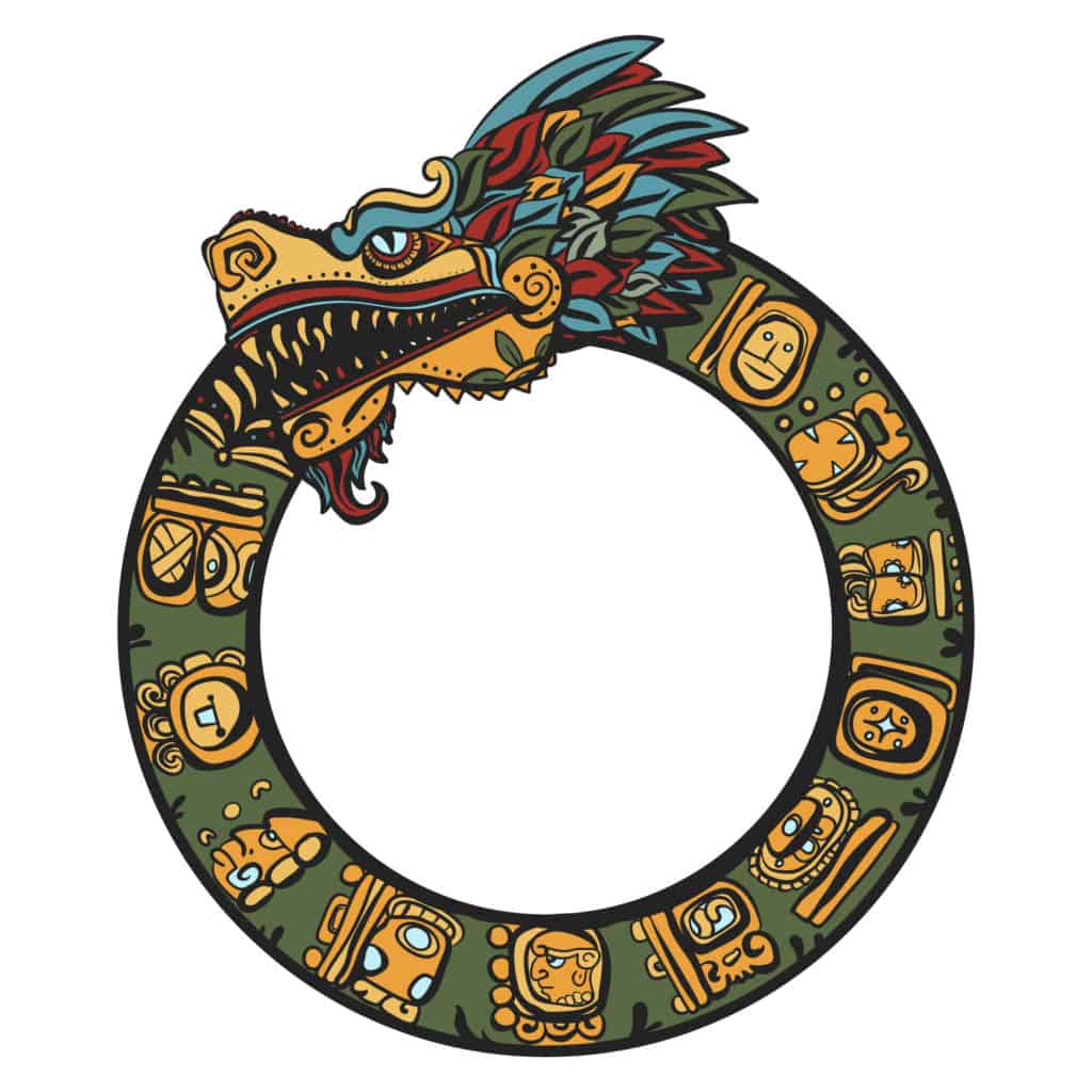 Ouroboros in Native American Style